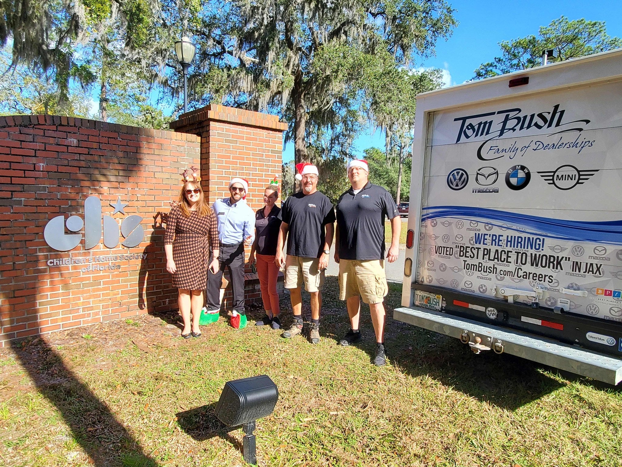 Tom Bush Collision Toy Drive 2021 Children's Home Society